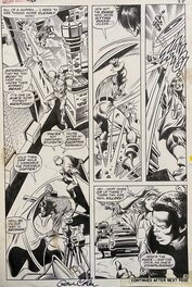 Gene Colan - Captain America - Crack-up on campus #120 p18 - Planche originale