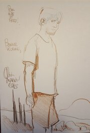 Dédicace de Martin Olivier dans "Cases Blanches"