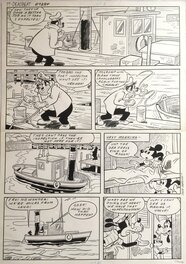 Planche Original Disney 'MICKEY MOUSE - THE DEADBEAT'