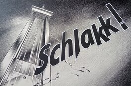 Luc Monnerais - Illustration et page de garde "SCHLAKK !" - Illustration originale