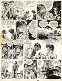 Jean Giraud - 1970 - Blueberry : Festival de Diaz - Planche originale