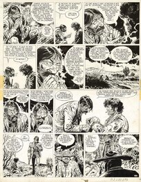 Jean Giraud - 1970 - Blueberry : Chihuahua Pearl - Planche originale