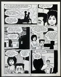 Hernandez Gilbert - Love & Rockets - Planche originale