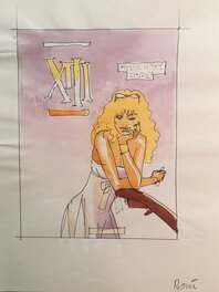 Christian Rossi - Xlll Mystery . Projet non retenu pour la couverture de Felicity Brown - Original art