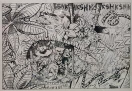 Randy Clute - Marsupilami - homage à Franquin - Comic Strip