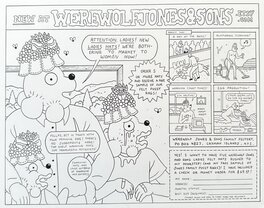 Simon Hanselmann - Werewolf Jones and Sons Summer Fun - Inside Back Cover - Planche originale