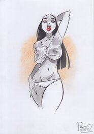 Pedro Perez - Belle fille - Original art