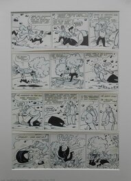 Marc Sleen - Nero - De wortelschieters -1956 - Planche originale