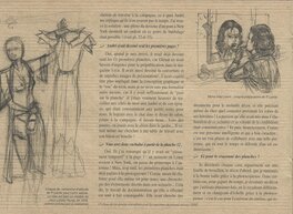 Cette page et la suivante contiennent des croquis préparatoires à la planche 19.