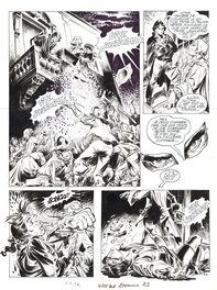 André Chéret - Chéret : Domino tome 3 planche 23 - Planche originale