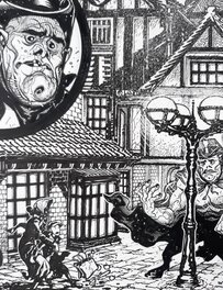 The Whistling Skull (#5, planche 18, détail) The Whistling Skull (#5, planche 18, détail)