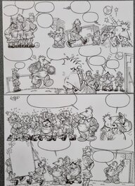 André Sipp - Sipp André - Planche originale " Zip le numéro 10" - Comic Strip