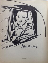 Alex Varenne - Varenne Alex Dédicace la Pin up ida Mauz en voiture auto dans BD Album ARDEUR 1 Éo 1980 TTBE/NEUF du Square