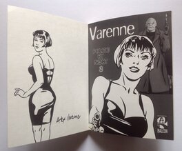La belle dédicace de Max au revers de la couverture de l'album Police by night 2