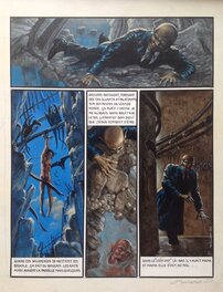 Jean-Michel Nicollet - Nicollet Planche Originale 2 Pas de Peau , BD Ténébreuses Affaires Humanoïdes Associés 1979 Metal Hurlant Magazine Special Rock - Planche originale