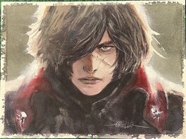 Paolo Grella - Captain Harlock - Illustration originale