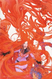 Bill Sienkiewicz - Uncanny Inhumans Cover - Couverture originale