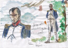 Fabien Lacaf - Fabien Lacaf (Napoléon Bonaparte) - Illustration originale