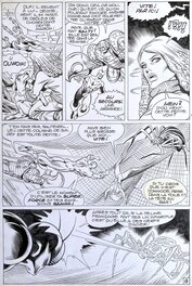 Jean-Yves Mitton - Mikros  - Titans #51 - planche originale n°8 - comic art - Comic Strip