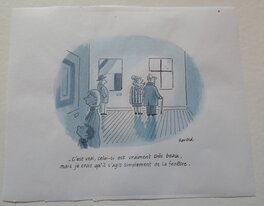 François Ravard - Un petit clin d'oeil à l'art comptant pour rien ... - Original Illustration