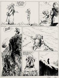 Grzegorz Rosinski - Thorgal - T. 8 - "Alinoë" - Planche originale