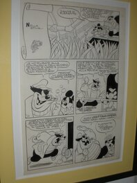 Giovan Battista Carpi - G.b. CARPI, Topolino e l'incantesimo di Fonte Argento, 1958 - Planche originale