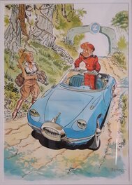 Félix Meynet - Meynet - Hommage à Spirou - Original Illustration