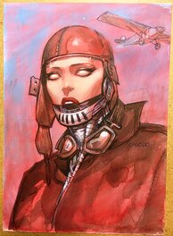 Joe Chiodo - Art of Chiodo #26 : Lady(tron) Lindy - Original Illustration