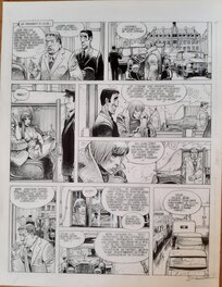 Enki Bilal - La ville qui n'existait pas - Planche originale