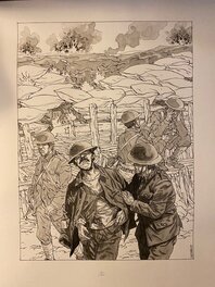 Maël - Maël, illustration originale, Notre Mère la Guerre . - Original Illustration