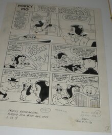 Phil De Lara - Phil DE LARA, Porky Pig, 1973 - Comic Strip