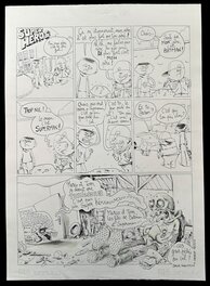 Laurent Houssin - Super Héros - Planche originale