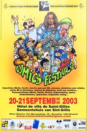 L’affiche du Comics Festival 2 par François Walthéry
