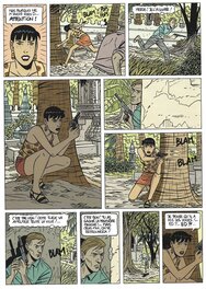 La planche 21 de « La lagune ». La planche 21 de « La lagune ».