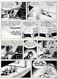 Paul Deliège - Deliège - Les Krostons, planche n°17de l'épisode "L'Héritier" - Planche originale