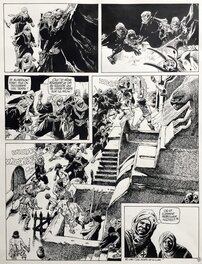 Franz, Jugurtha, tome 15, La pierre noire, planche n°3, 1991.