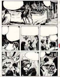 Jijé - Planche 8 de Jerry Spring tome 6 La piste du grand nord. 1958 - Planche originale