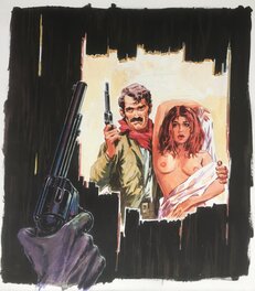Horst Maurmann - Bronson #18 - The devil takes you Bronson! - Wild West pulp cover - Couverture originale