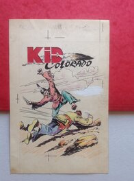 La couverture sur fond rouge pour vous montrer la petite découpe de KID au scalpel .... scalpé Net