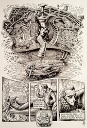 Benoît Dahan - Dahan, Dans la tête de Sherlock Holmes, Tome 1, planche n°2, 2017. - Comic Strip