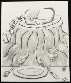 Illustration originale de la couverture de