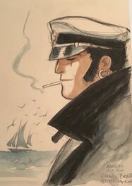 Enrico Marini - Hommage à Corto Maltese - Original Illustration