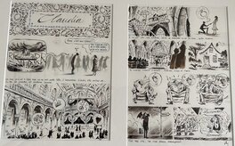 Pierre-Henry Gomont - Double planche 14-15 de Malaterre - Comic Strip