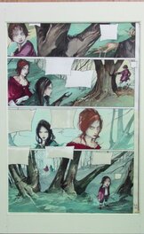 Pascal Croci - Planche GLORIANDE DE THEMINES - Comic Strip