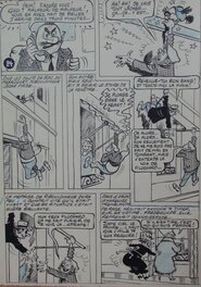 René Pellos - Pieds NICKELES FONT BOUM PLANCHE 24 - Planche originale