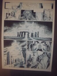 David Jouvent - Jouvent - Essai de planche 1 pour le triptyque 'Stonehedge' - Comic Strip