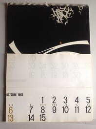 Le Calendrier apposé en Bas Soulevé... , et page de présentation de Octobre 1963