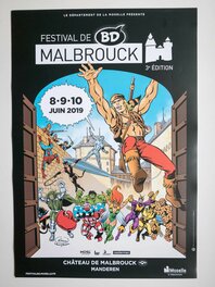 Affiche festival de bd malbrouk 2019 Affiche festival de bd malbrouk 2019