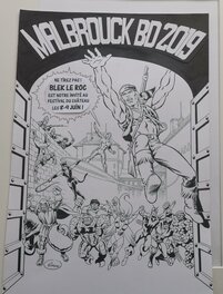 Jean-Yves Mitton - Festival de bd Malbrouck 2019 - Planche originale