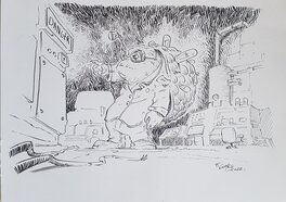 François Gomès - The Mad Toad - Original Illustration